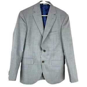 Ted Baker London NWOT Men's Light Gray Ralph SPJ Blazer Size 40S 100% Wool